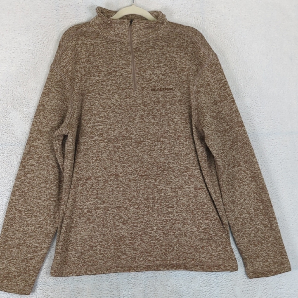 Realtree Women's Brown Hunting Half-Zip Pullover Size XL